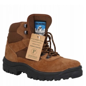 Bocanci impermeabili din piele OAK Camel - Img 2