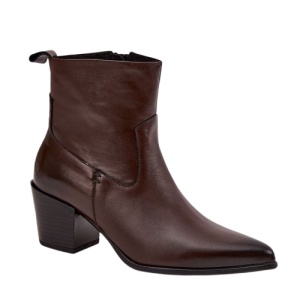 Botine din piele naturala RIGA Brown