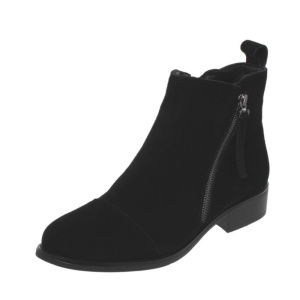 Botine din piele naturala SOL Black - Img 2