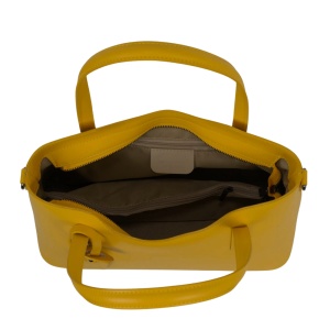 Geanta din piele naturala INAYA Yellow - Img 3
