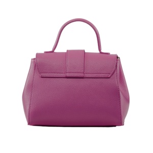 Geanta din piele naturala PATI Fucsia - Img 2