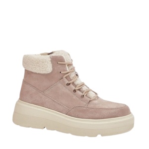 Ghete imblanite din piele naturala NALA Beige