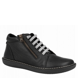 Ghetute din piele naturala BRUNA Black