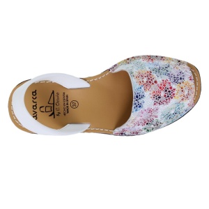 Sandale din piele AVARCA FLOWERS - Img 3