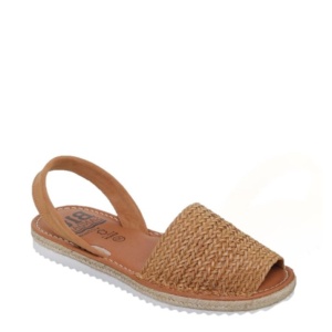 Sandale din piele intoarsa, AVARCA RUSTIC Beige - Img 2