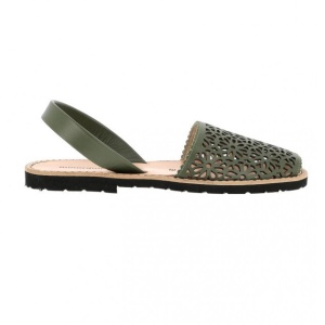 Sandale din piele naturala AVARCA MINORQUINES Laser Khaki - Img 3