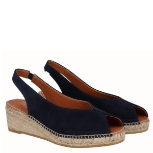 Sandale din piele naturala CLEO Navy - Img 2