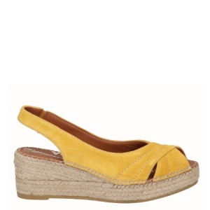 Sandale din piele naturala LUNA Yellow