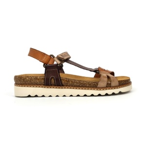 Sandale din piele naturala MAMBO Brown - Img 2