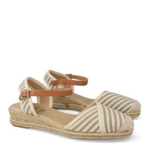 Sandale din textil CARA Khaki