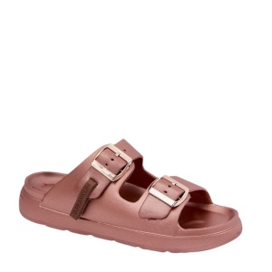 Slapi din spuma EVA reglabili FRANKA Rose Gold