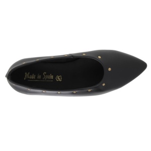 Balerini din piele naturala ISADORA Black - Img 3