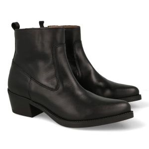 Botine din piele naturala ARIZONA Black - Img 2