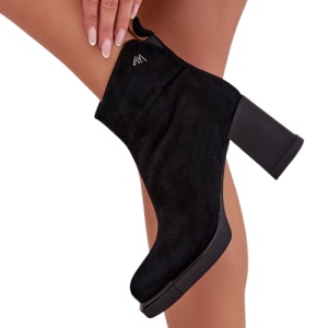 Botine din piele naturala BELINA Black - Img 3