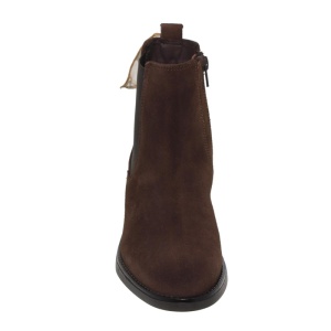 Botine din piele naturala ELVIRA Brown - Img 4