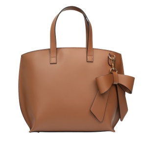 Geanta din piele naturala CARMEN Camel