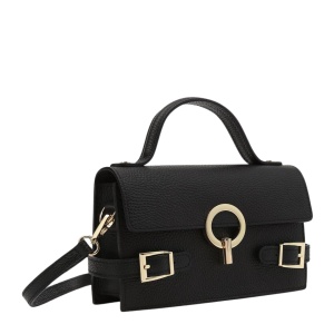 Geanta din piele naturala IVY Black - Img 3