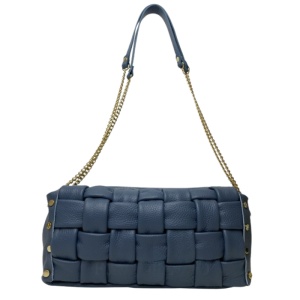 Geanta din piele naturala LILIA Blue
