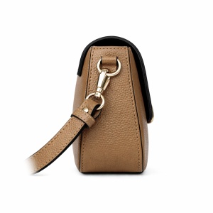 Geanta din piele naturala LUCRETIA Camel - Img 3