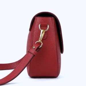 Geanta din piele naturala LUCRETIA Red - Img 3