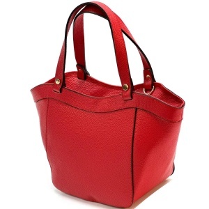 Geanta din piele naturala MARIANA Red - Img 2