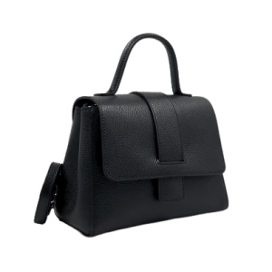 Geanta din piele naturala PATI Black - Img 2