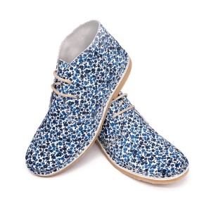 Ghete din material textil si piele HAPPY Blue - Img 4