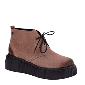 Ghete din piele naturala PALOMA Beige
