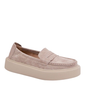 Pantofi din piele naturala CARA Beige