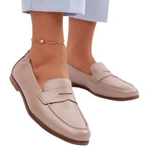 Pantofi din piele naturala LETICIA Beige