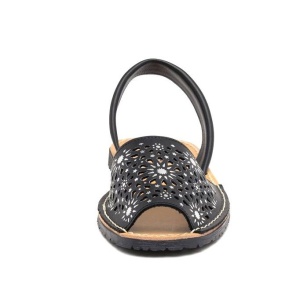 Sandale din piele AVARCA SPRING Black - Img 4