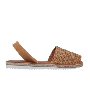 Sandale din piele intoarsa, AVARCA RUSTIC Beige - Img 3