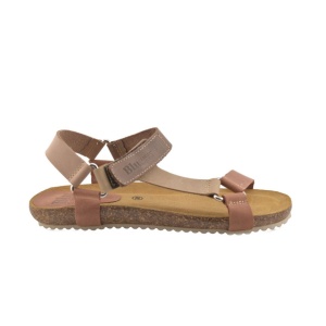 Sandale din piele naturala CELIA Brown - Img 2