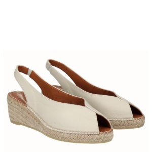 Sandale din piele naturala IRATI Beige - Img 2