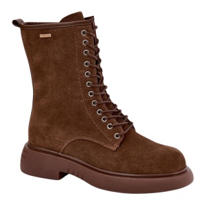 Bocanci din piele naturala ZOE Camel