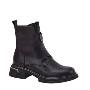 Botine din piele naturala MOLINA Black