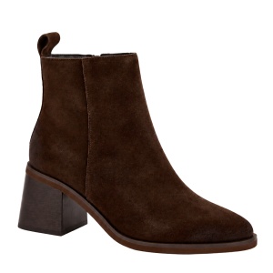 Botine din piele naturala TATIANA Brown