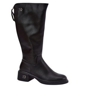 Cizme din piele naturala NURIA Black