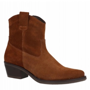 Cizme din piele naturala SELINA Camel