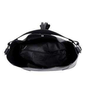Geanta din piele naturala RENATA Black - Img 4