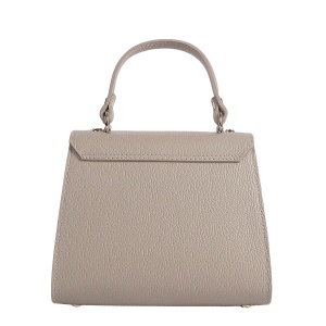 Geanta din piele naturala VENERA Beige - Img 3