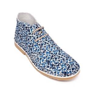Ghete din material textil si piele HAPPY Blue - Img 5