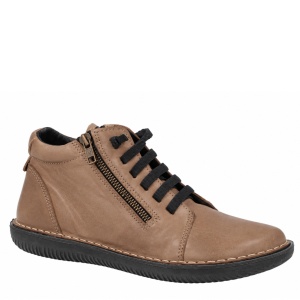 Ghetute din piele naturala BRUNA Beige