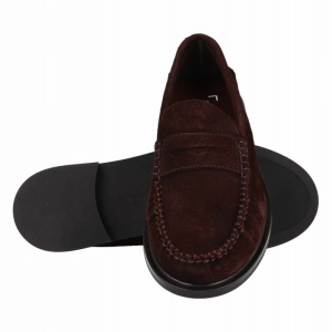 Pantofi din piele naturala ARIA Brown - Img 4