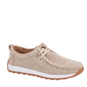 Pantofi din piele naturala CORI Beige