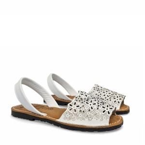 Sandale din piele AVARCA AUSTRAL White