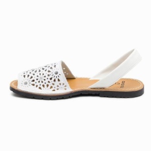Sandale din piele AVARCA SPRING White - Img 2