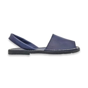 Sandale din piele naturala, AVARCA COLOUR POP Blue - Img 3