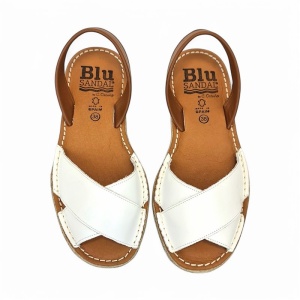 Sandale din piele naturala, AVARCA DREAM WHITE - Img 3