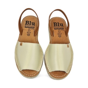 Sandale din piele naturala, AVARCA SOLITUDE Beige - Img 3